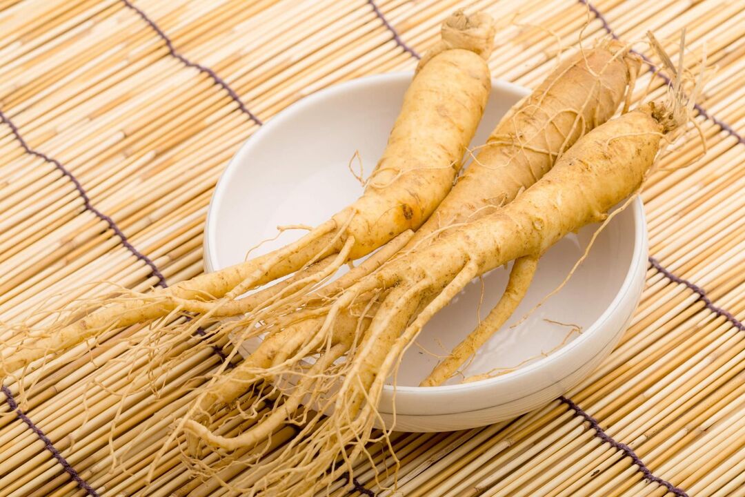 Raíz de ginseng para agrandar el pene